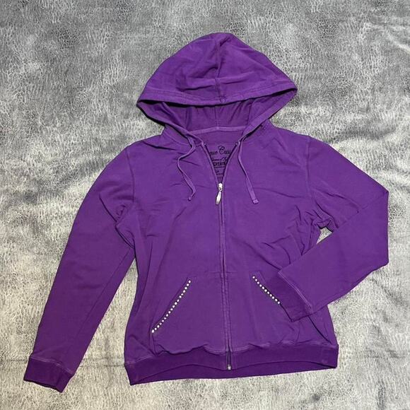 Y2k Onque bedazzled zip up hoodie - Picture 2 of 6